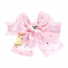 PRINCESS COLLAR PINK ECOLEATHER/GOLD