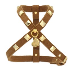 STUD HARNESS COGNAC...