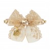 DIAMONDS LACE COLLAR ROSE GOLD ECOLEATHER/GOLD