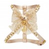 DIAMONDS LACE HARNESS ROSE GOLD ECOLEATHER/GOLD